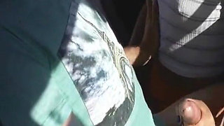 Unknown Teen Masturbates Me in My Car on the Street