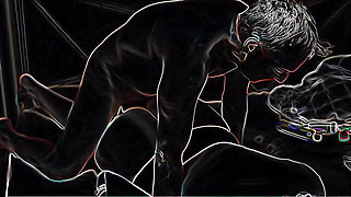 HAIR Pulling Doggystyle on a Neon Night