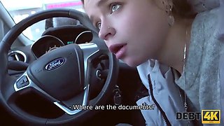 Debt4k. teen stunner wants to go shopping but first ever she sucks rod