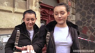 Czech Streets 124: Naive Sexy Teen Twins