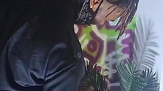 Lagos Hot Babe Get Herself Into an House Party by Fucking the Bouncer