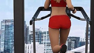 Mastering the Pink Box: Gym Session with Sexy Ass College Girl - Episode 5