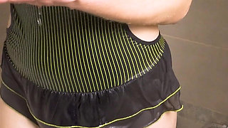 Pawg Amateur Taking A Shower In Sexy Lingerie