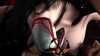 Lustful Warrior Want to Ride a Big Cock - 3D Animation
