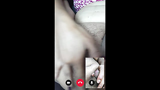 First Time on Instagram Video Sex Call, All the Water of the Pussy Was Removed