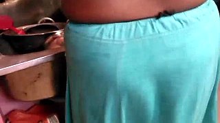 South Indian Tamil Housewife Renu's Kitchen Sex Fucking After Cooking Live Video Call with Nri American Friend