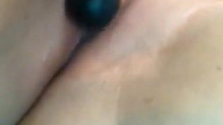 Horny MILF Using Sex Machine to Clit Rub Making Pussy Wet