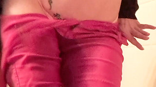 Watch as My Piss Floods My Red Jeans Making a Wet Mess of Them and Me!