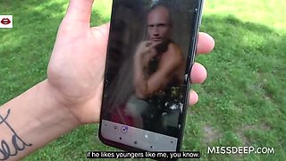 Hot Italian Blonde Fucks Stranger on First Date - Amateur Homemade Doggy Style