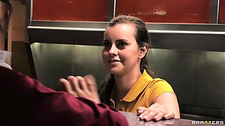 Kitchen Cutie Serves Sneaky Anal With Jessie Rogers, Scott Nails - Brazzers