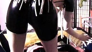 Amateur blonde fucking in stockings on video