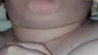 Licking Sucking His Big Black Ball Amazing Moaning Blowjob