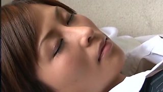 Horny Japanese chick Akari Asahina in Exotic Stockings/Pansuto, Cunnilingus JAV movie