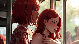 Milky MILFs Breastfeed Each Other on the Bus in New Spicy Toons Hentai