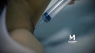 Md0180-1 - Big Titted Innocent Asian Teen Get Tied Up And Dominated By Doctor In Sex Dungeon