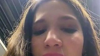 Shy_priincess masturbates in public toilet