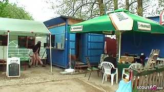 Homeless Teen Seduced By Ugly Old Man For Public Sex Outdoor