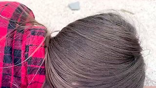 Pofegisty - Blowjob in public in the park-Sweet girl sw