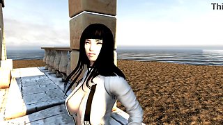 Hinata Hyuga banged by Raikage in shoes