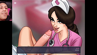 BIG ASS NURSE GIVES US THE BEST BLOWJOB OF LIFE 💦