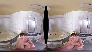 Saucy asian bimbo exciting VR clip