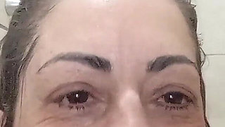This MILF Decided to Take a Very Naughty Shower Masturbating and Showing off for the Camera a Hot Naughty Girl