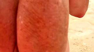 Amateur Wife Dominates Hubby on Nude Beach - Femdom Pegging & Dirty Talk