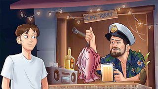 Teacher, hi beach, asian