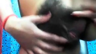 Hairy Amateur Webcam Girl Masturbating