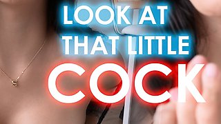 wow is that really your tiny little penis? humiliation SPH colombian goddess