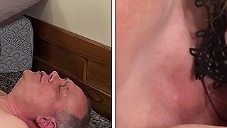 A Fantastic Granny Deep Throated Cocksucking & Male Nipple Sucking Adventure