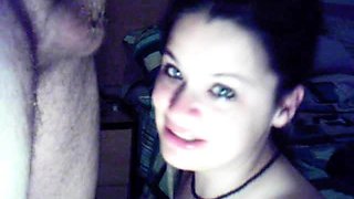 Amateur s first webcam blowjob video amp swallows