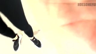 Angry Babe Caught Me Watching her In gym. (Anal)