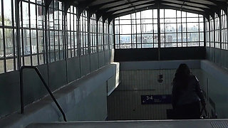 Fat German Slut Loves Pissing in Public