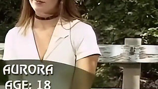 Aurora Snow: Young, Soft Round Ass, Fucked Outdoors by a Big Mature Cock