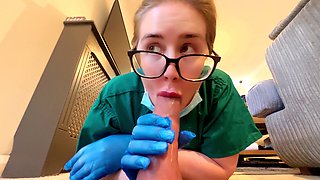 Nurse Drains Your Cock After Too Many Boner Pills