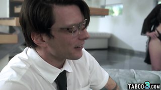 Mature enjoying two big religious cocks