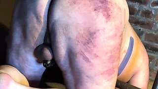 A Heavy Metal Baton for His Ass and Thighs...