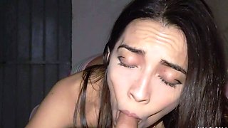 Big-Titted Latina Babe Loves Sucking Your Big Cock