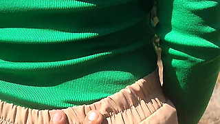 Step Brother Fucked Big Ass Step Step While Hiking in Jungle - Public Outdoor Doggy Style for the Big Tits