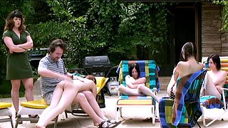 Roxie and Friends Caught Smoking and Sunbathing Topless