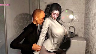 Cheating Wife Fuck the Old Man Big Cock Client (p1) - 3D Animation Hentai