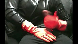 Harsh Handjob Smoking Fetish Gloves Wife