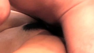 Petite Japanese Girl suprised with her First MMF Threesome