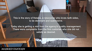 The Subdom Agency Part 2 - the Quality Inspector - Butt Caning, Pussy Spanking and Stamina Training