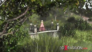 Hot Sex In The Dungeon! Cute Virgin Gets Fucked Hard By A Big Monster 6 Min