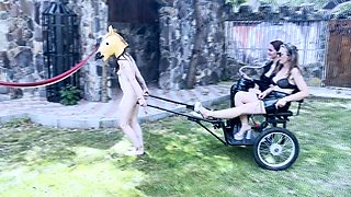 Mistress Zeida Dracula FemdomCastle - Slapping The Pussy Of