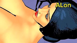 Hot Indian MILF Alon Fucks Hard in Part 2 - Hairy Stepmom Story
