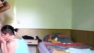 German BBW Deep Throat and Doggy Style