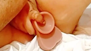 Rich Fuck to 70 Year Old Mif, I Put a Huge Dildo in Her and Then My Cock